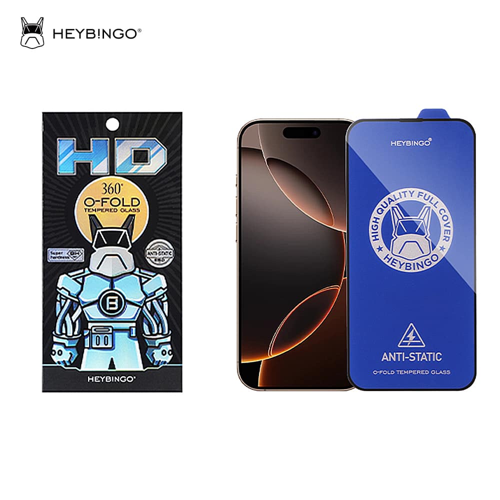 Verre trempé intégral Heybingo Samsung S26 Ultra 5G Antistatique O-FOLD