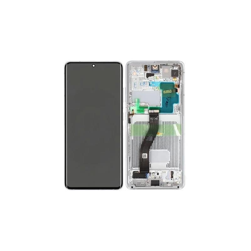Ecran + chassis Argent OFFICIEL Samsung S21 ULTRA 5G - Outils OFFERTS