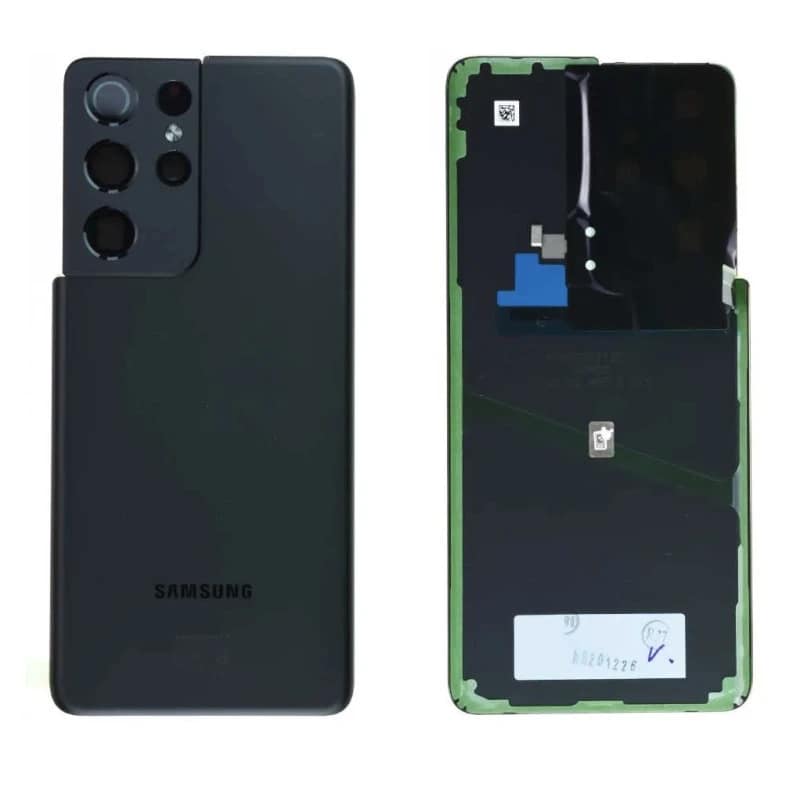 Vitre arrière Bleu Navy COMPATIBLE Samsung S21 Ultra 5G G998