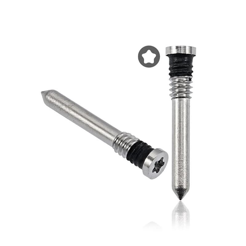 2 Vis Argent Torx Pentalobe Bas iPhone 15 / 15 Plus / 15 Pro / 15 Pro Max