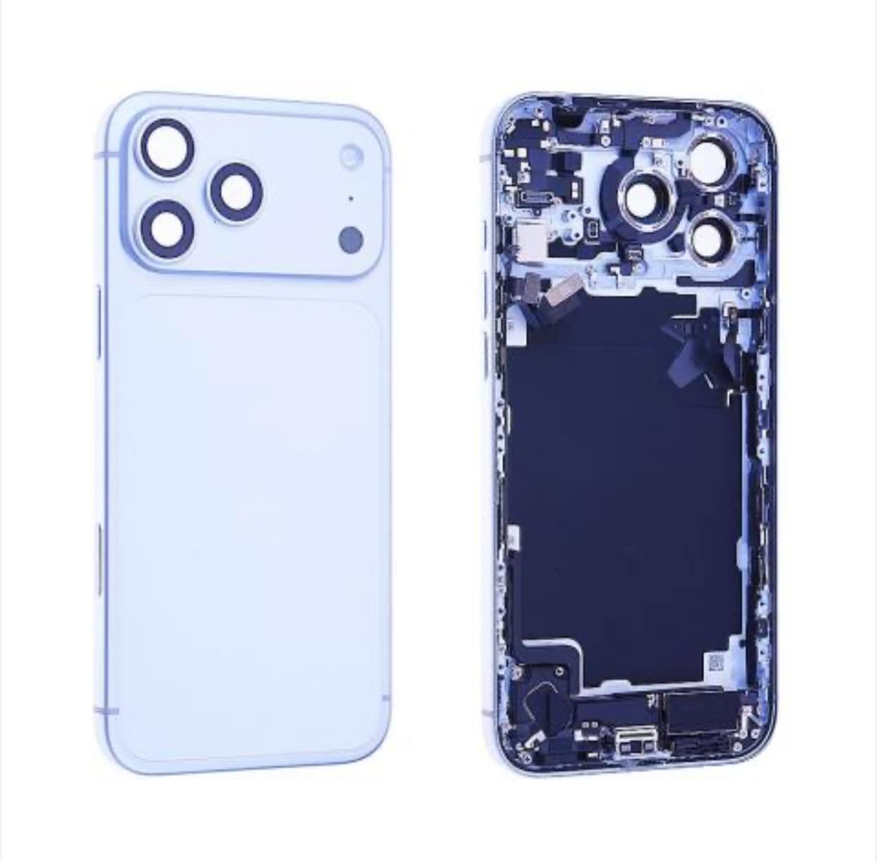 Vitre arrière + Châssis iPhone 17 Pro Max Argent Originale